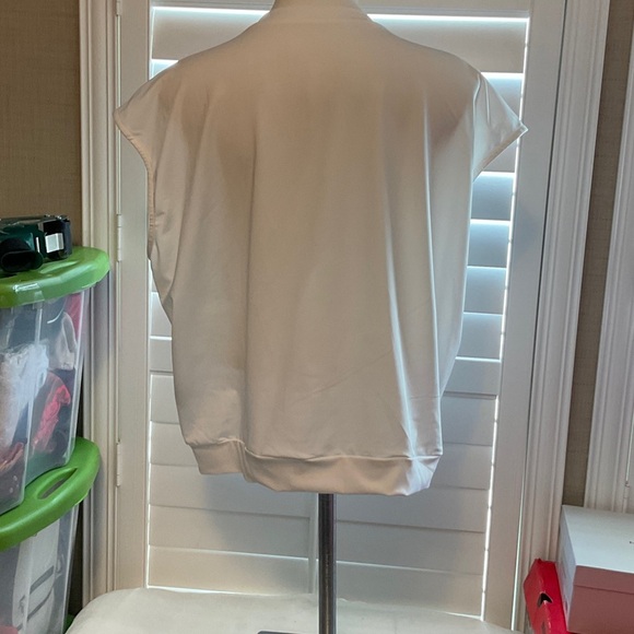 SHEIN White Blouse with Blue Heart Design - Picture 3 of 7